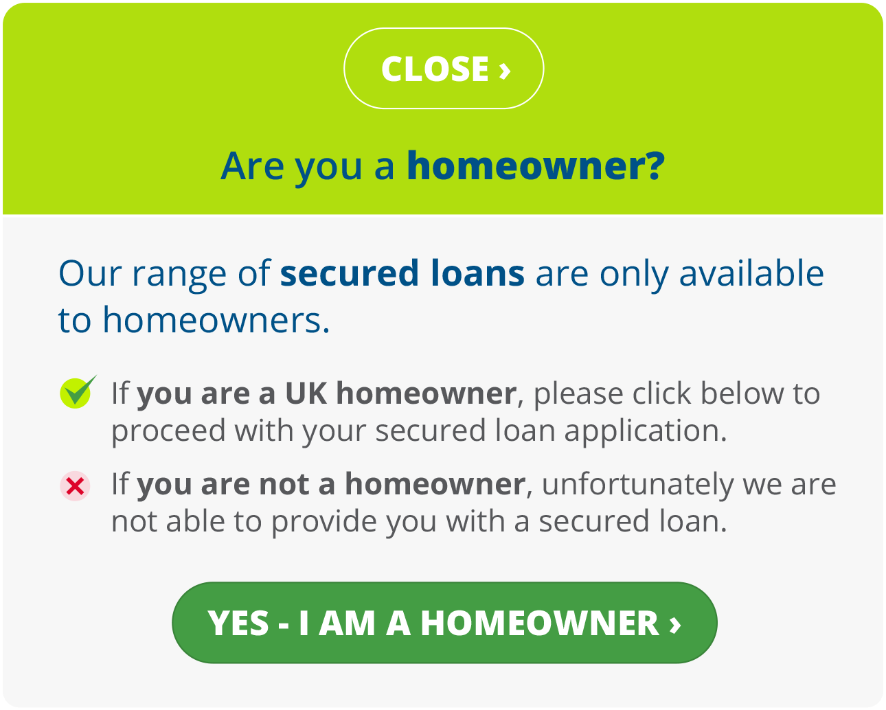 Are you a homeowner?